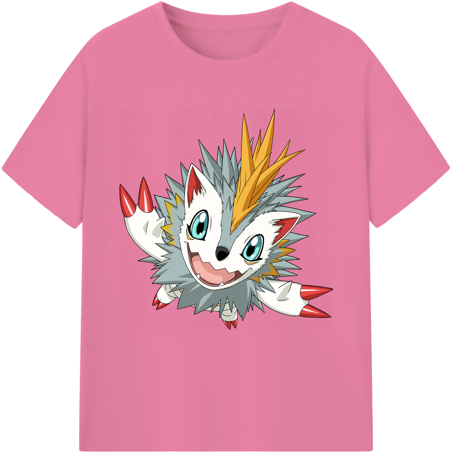 （画像用） Digimon デジタルモンスター/デジモン 綿100％半袖Tシャツ（フロントプリント）
